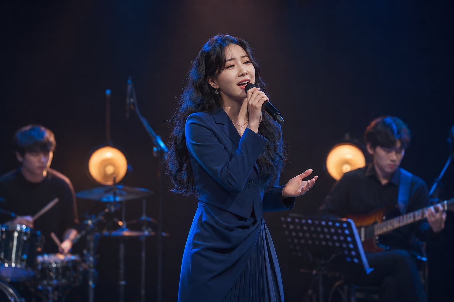 기사 분위기를 표현한 데모 에디토리얼 이미지